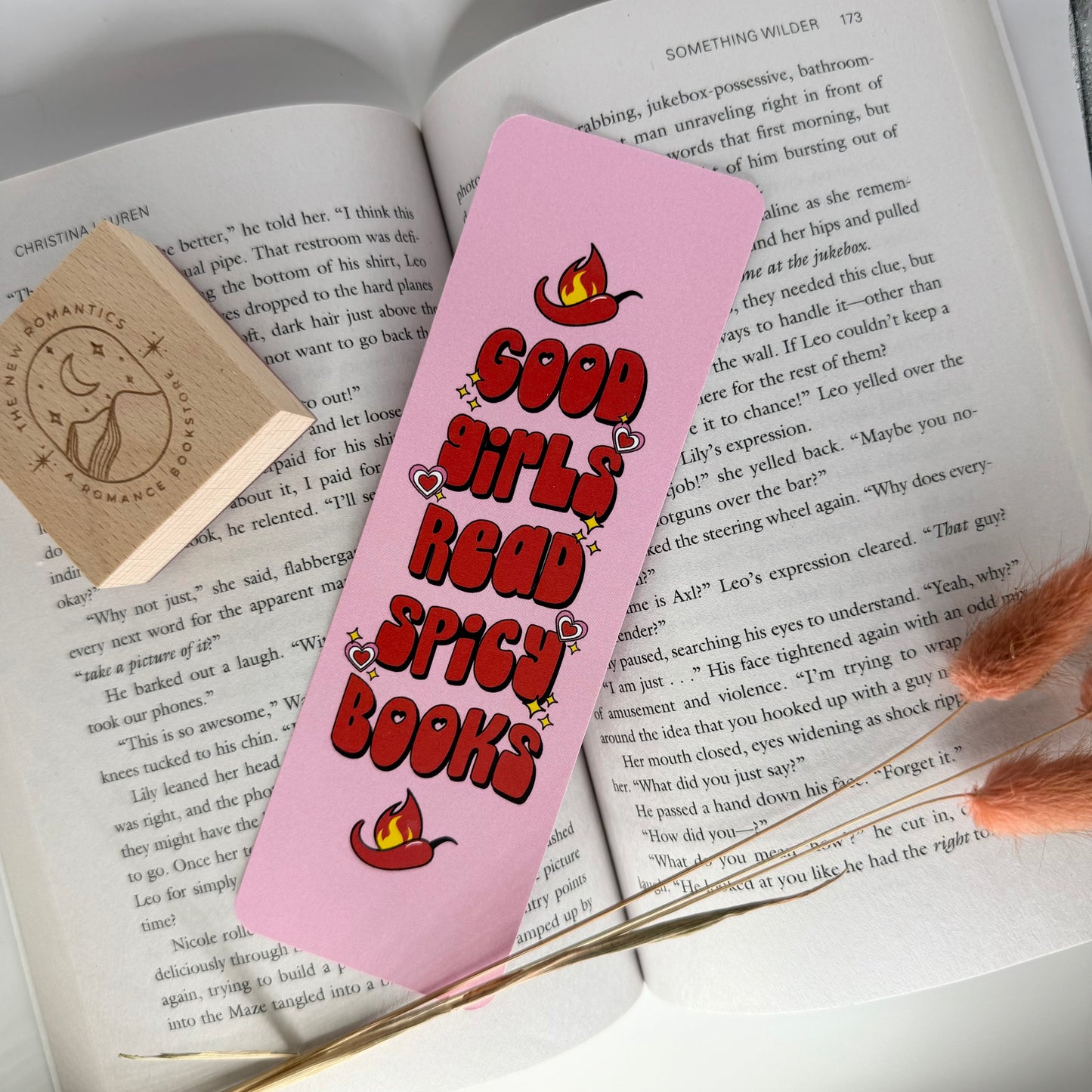 Good Girls Read Spicy Books Bookmark