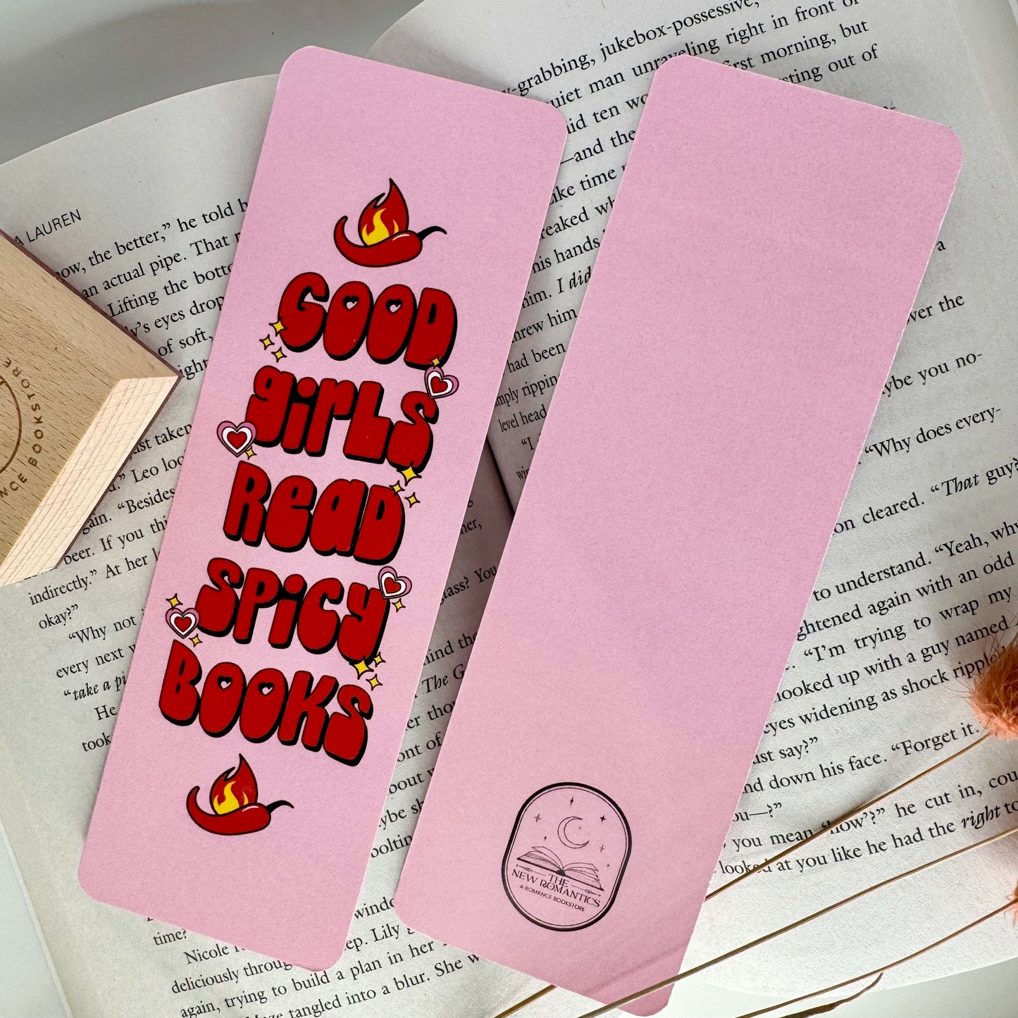 Good Girls Read Spicy Books Bookmark