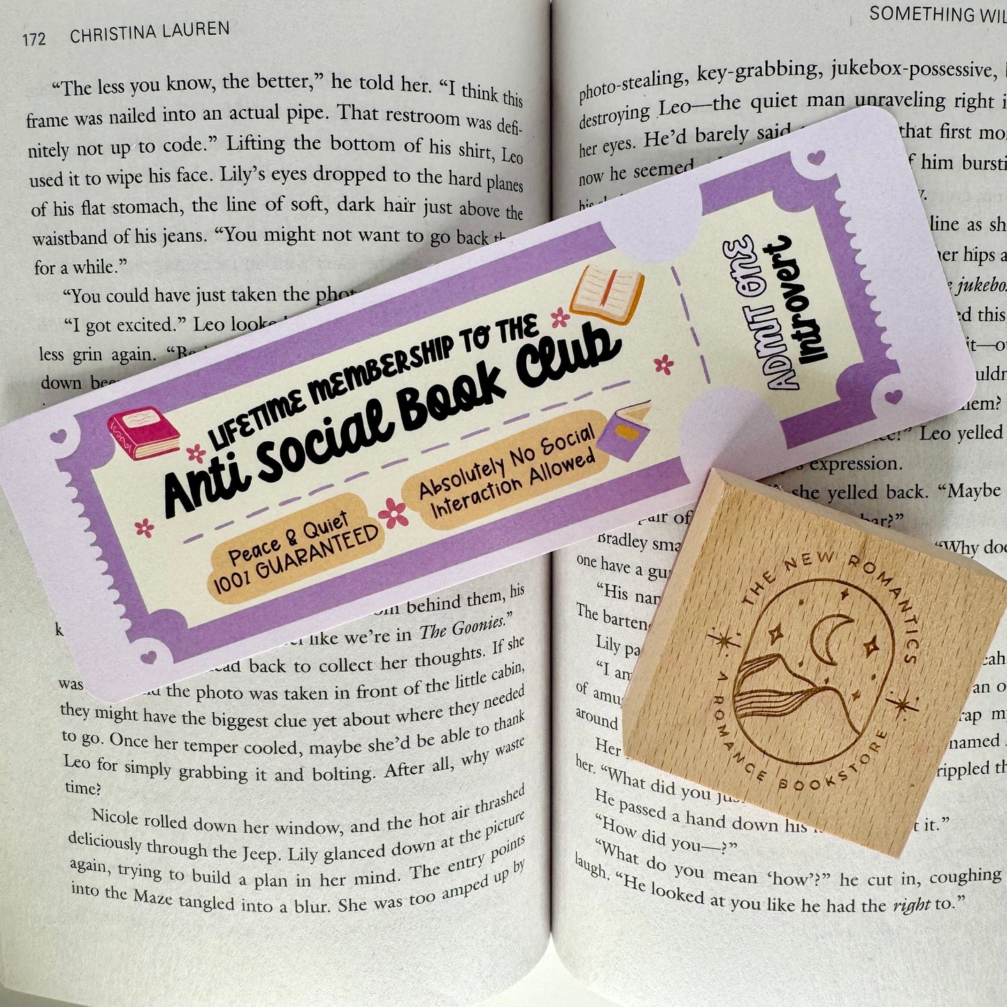 Anti-Social Book Club Bookmark