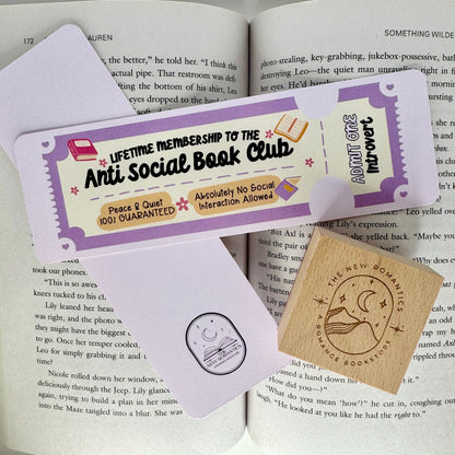 Anti-Social Book Club Bookmark