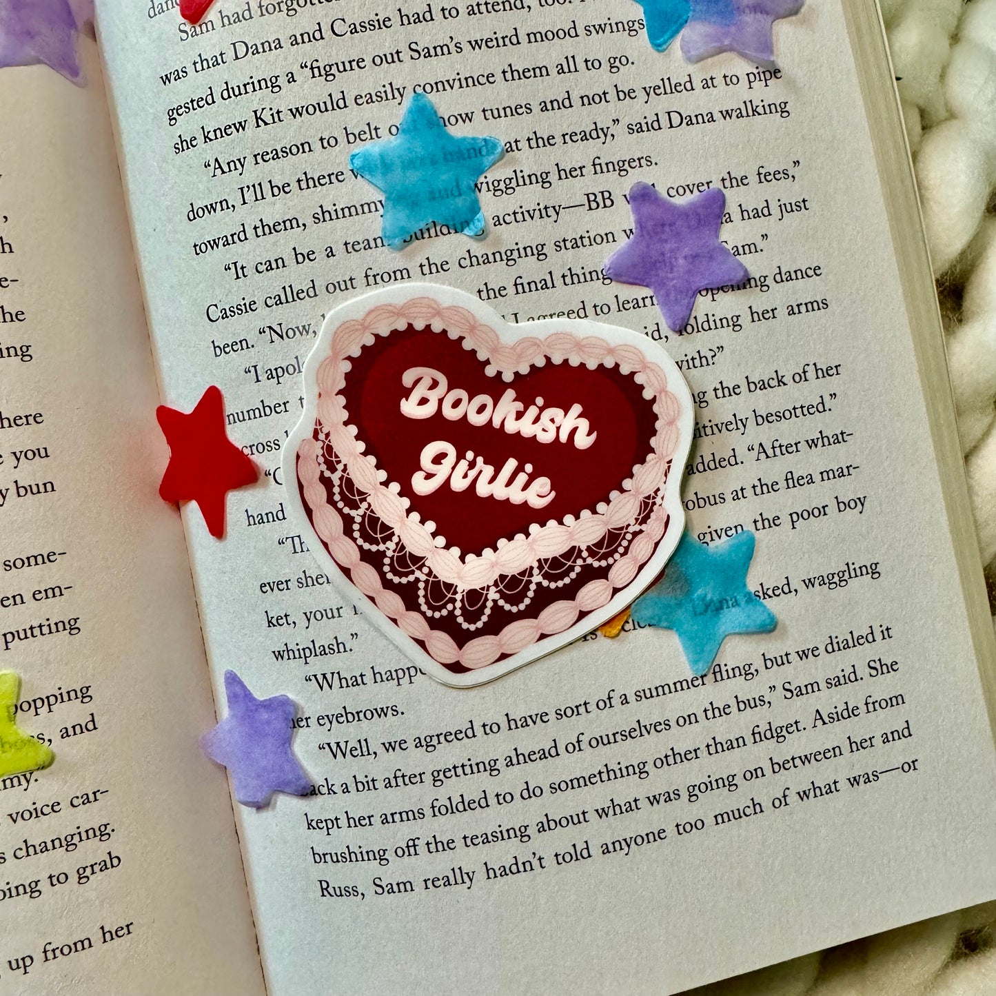 Bookish Girlie Sticker