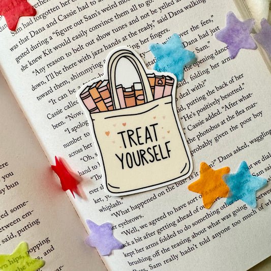 Treat Yourself Sticker