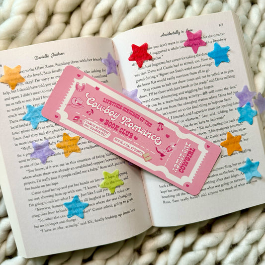 Cowboy Romance Book Club Bookmark