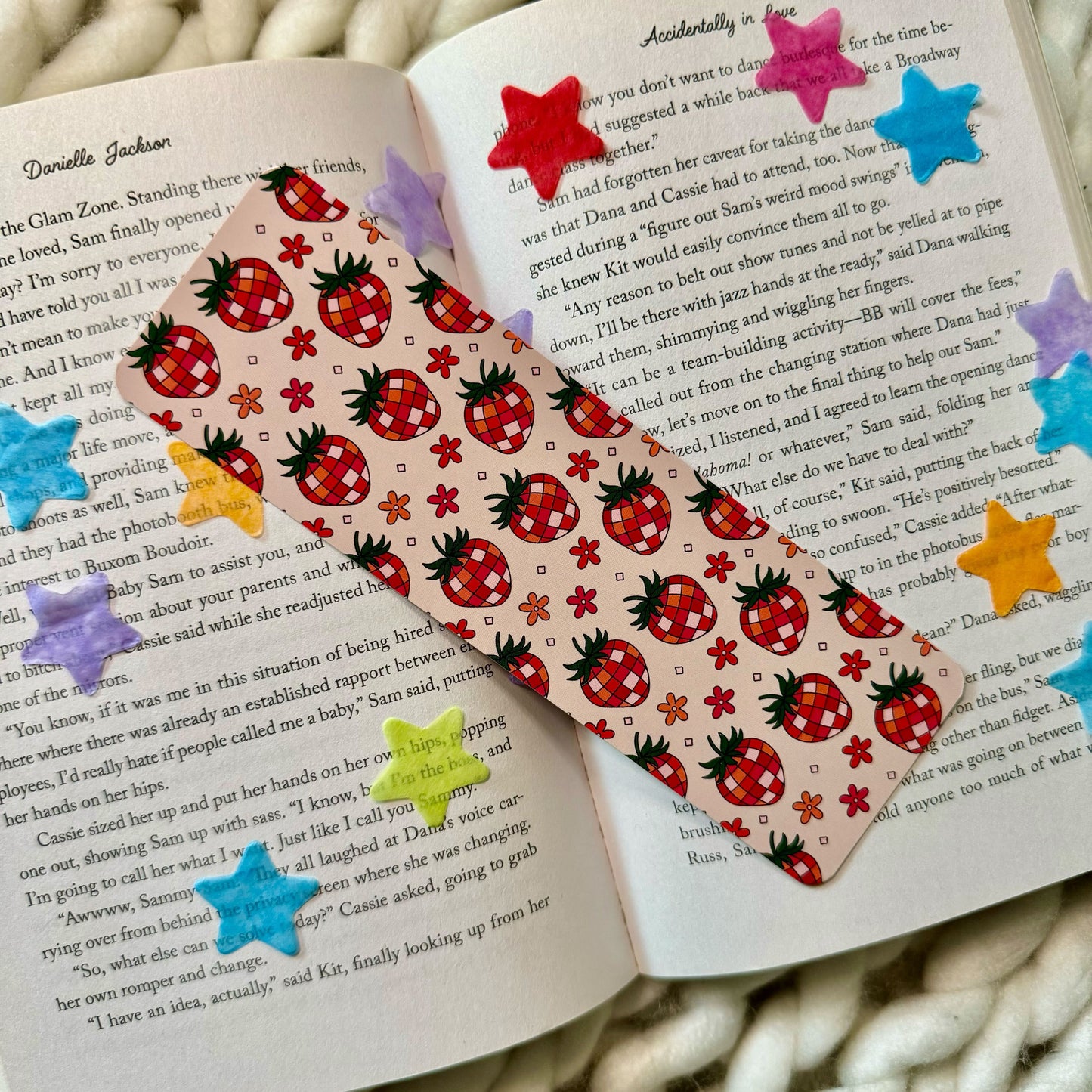 Strawberry Disco Bookmark