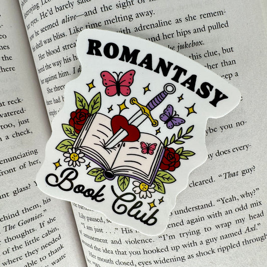 Romantasy Book Club Sticker